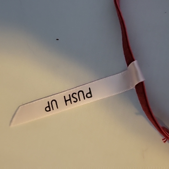 NWT Daisy Fuentes Red Lace Push-up Bra Size 36C - Picture 2 of 6